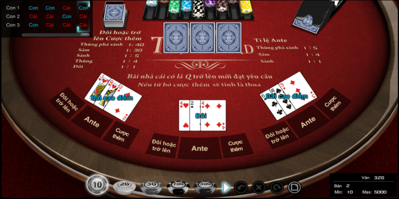 Kinh nghiệm chơi Poker 3 lá hiệu quả đơn giản